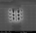Image of XeF2 etch