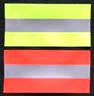 Vest-Trim/Sew-on Reflective Fabric - Silver on Fluorescent Yellow 