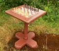 Concrete Chess table, concrete chess tables, concrete park chess table