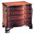 Chippendale Style Mahogany Chest of Drawers.
