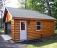 Maine Cedar Log Homes Garage Kit Construction