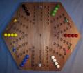 Wooden Marble Game Board - Aggravation<br