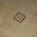 Our Square Tile Insert Point Drain would work well in a mudroom floor.