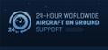 24-Hour Worldwide Aircraft On Ground Support