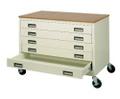 Sandusky Lee TP5D Roll-Out Drawers Paper Storage Cabinet