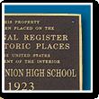 National Register Customized Plaques