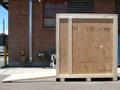 Custom Wooden Shipping Crate with ramp