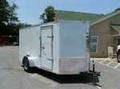New 2013 6x12 + V-nose Enclosed Trailer White, 3500 lb EZ-Lube Axle, V-nose, Ramp Door, Side Door, 6' interior height, Factory warranty. Total = $1995