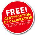Re-Calibration Service Included