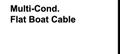 Flat Multi-Conductor Marine Cable
