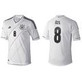 adidas  Germany Ozil #8 Soccer Jersey (Home 2012/13)