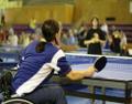 disabled table tennis player