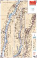 Hudson River Nautical Chart Image