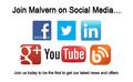 Join Malvern on Social Media...