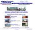 Website Snapshot of Aaron Supreme Storage Containers and Trailers