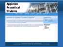 Website Snapshot of Appleton Acoustical System
