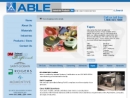 Website Snapshot of ABLE INDUSTRIAL PRODUCTS INCORPORATED