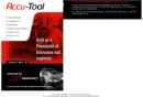 Website Snapshot of Accu Tools