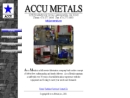 Website Snapshot of ACCU METALS INC