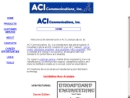 Website Snapshot of ACI COMMUNICATIONS INC