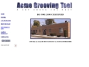 Website Snapshot of Acme Grooving Tool Co.