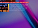 Website Snapshot of ACRYLIC CUSTOM WORKS LLC