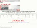 Website Snapshot of ACUMIX, Inc.
