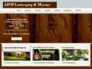 Website Snapshot of ADM Landscaping