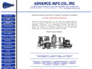 Website Snapshot of ADVANCE MFG CO INC