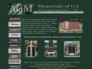 Website Snapshot of A G M Memorials