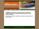 Website Snapshot of Agresearch, Inc.