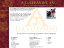 Website Snapshot of AJ'S CLEANING, INC.
