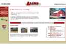 Website Snapshot of Alamo Building Systems