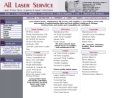 Website Snapshot of All Laser Service