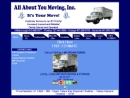 Website Snapshot of ALL ABOUT YOU MOVING INC