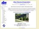 Website Snapshot of Allan Chemical Corp.