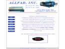 Website Snapshot of Allfab, Inc.