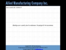 Website Snapshot of Allied Manufacturing Co