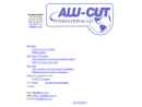 Website Snapshot of Alu-Cut International