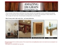 Website Snapshot of Amazing Grain Woodworking, Inc.