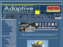 Website Snapshot of Adaptive Manufacturing Technologies