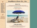 Website Snapshot of Anywhere Chair Co Inc