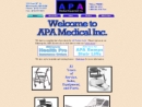 Website Snapshot of A P A Medical Equipment, Inc.