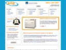 Website Snapshot of Aria Medical Equipment