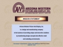 Website Snapshot of Arizona Western Fixture & Display, Inc.