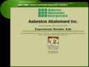 Website Snapshot of ASBESTOS ABATEMENT INC.