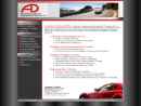 Website Snapshot of Automotive Testing & Devpt