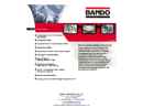 Website Snapshot of Bando Manufacturing of America, Inc.