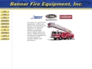 Website Snapshot of BANNER FIRE EQUIPMENT, INC.
