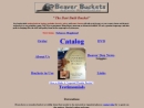 Website Snapshot of BEAVER BUCKETS